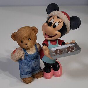 Cherished Teddies Minnie & Soren Baking Up Holiday Magic Friends Disney Mouse